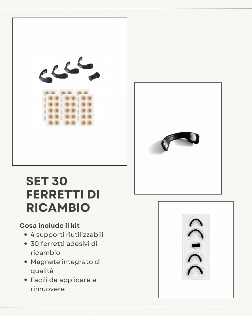 CEROTTI NASALI MAGNETICI.