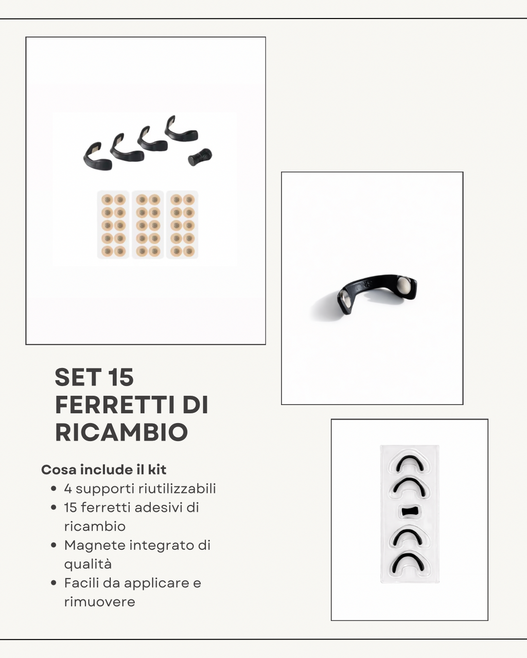 CEROTTI NASALI MAGNETICI.